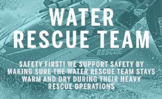 Cooperation between Jobe and the water rescue team