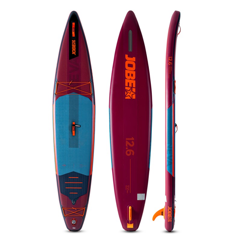 Aero Neva SUP Board 12.6 Package with Fiberglass paddle Orange