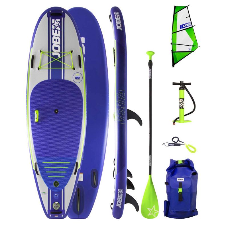 Jobe Venta 9.6 Inflatable Paddle Board With Venta Sup Sail - Jobesports.com